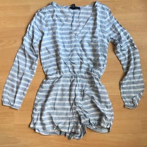 striped romper